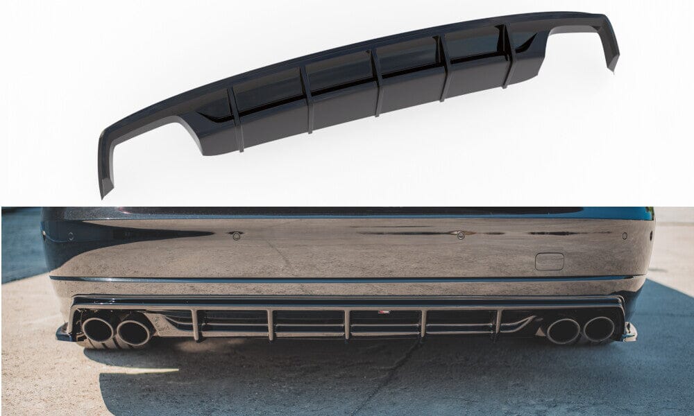 Audi S8 Facelift Heck Diffusor OO-OO Maxton Design 