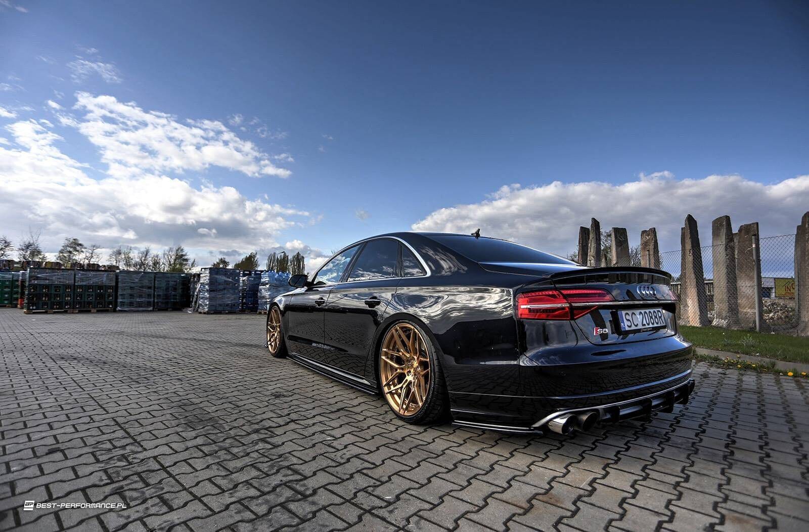 Audi S8 Facelift Heck Spoiler Maxton Design 