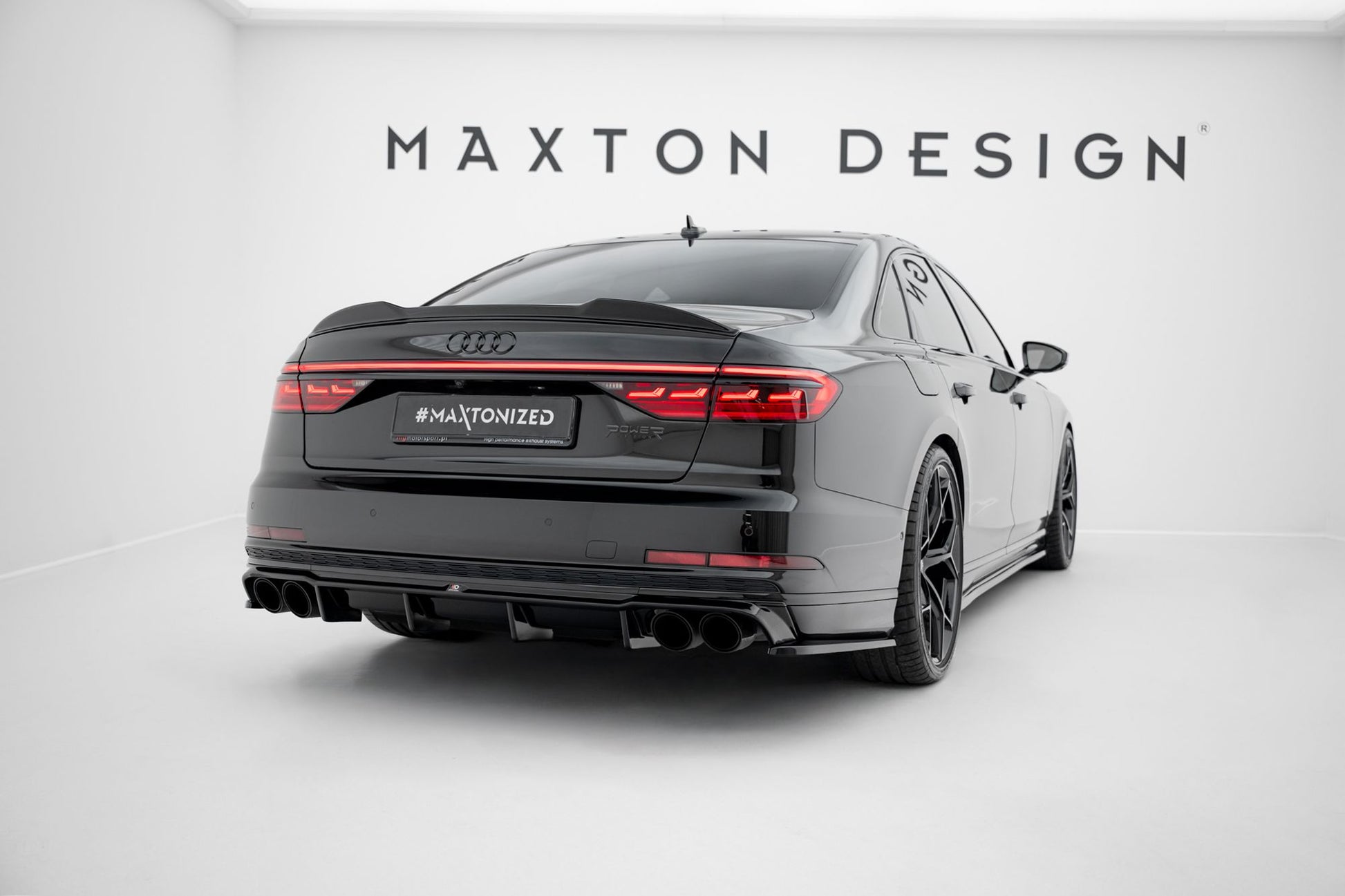 Audi S8 Heck Diffusor OO-OO Maxton Design 