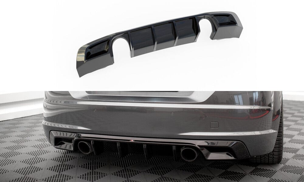 Audi TT 8S S-Line - Heck Diffusor Maxton Design 