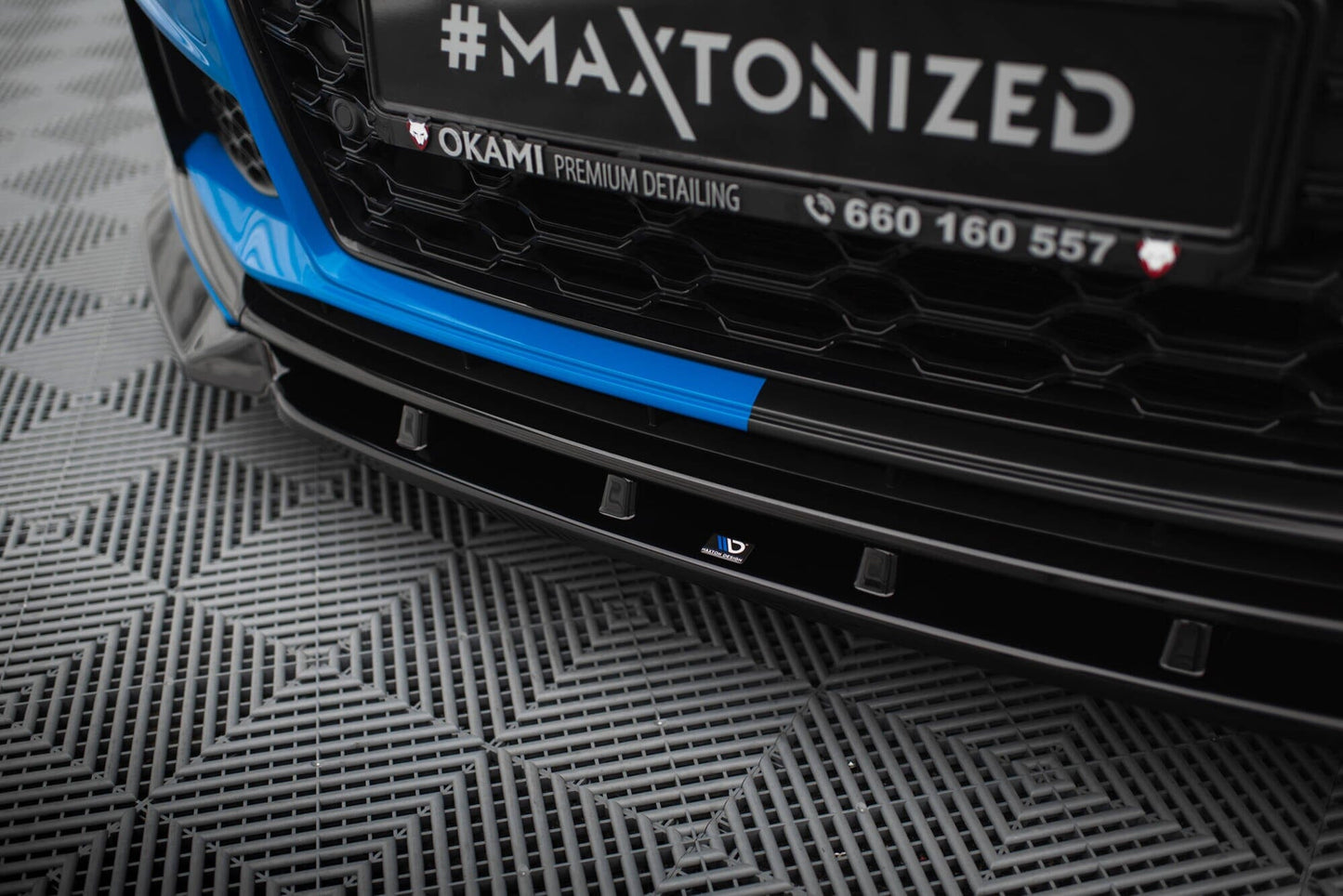Audi TTS 8S Facelift Frontspoiler - Frontlippe V.1 Maxton Design 