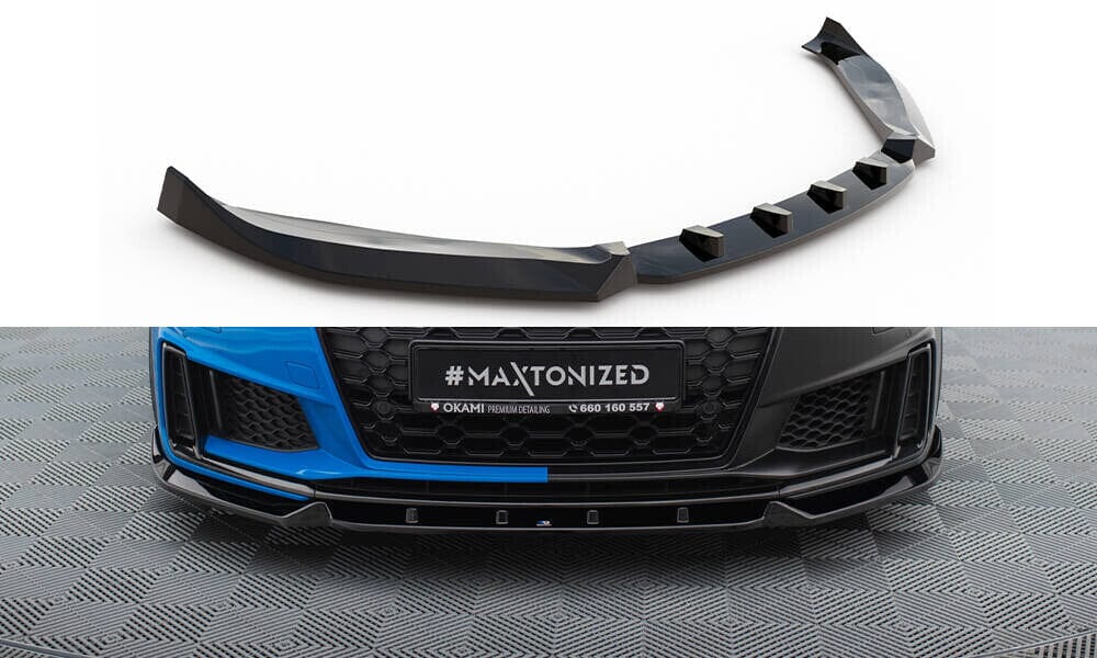 Audi TTS 8S Facelift Frontspoiler - Frontlippe V.1 Maxton Design 