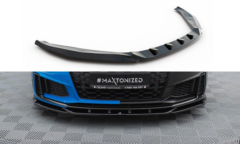 Audi TTS 8S Facelift Frontspoiler - Frontlippe V.2 Maxton Design 