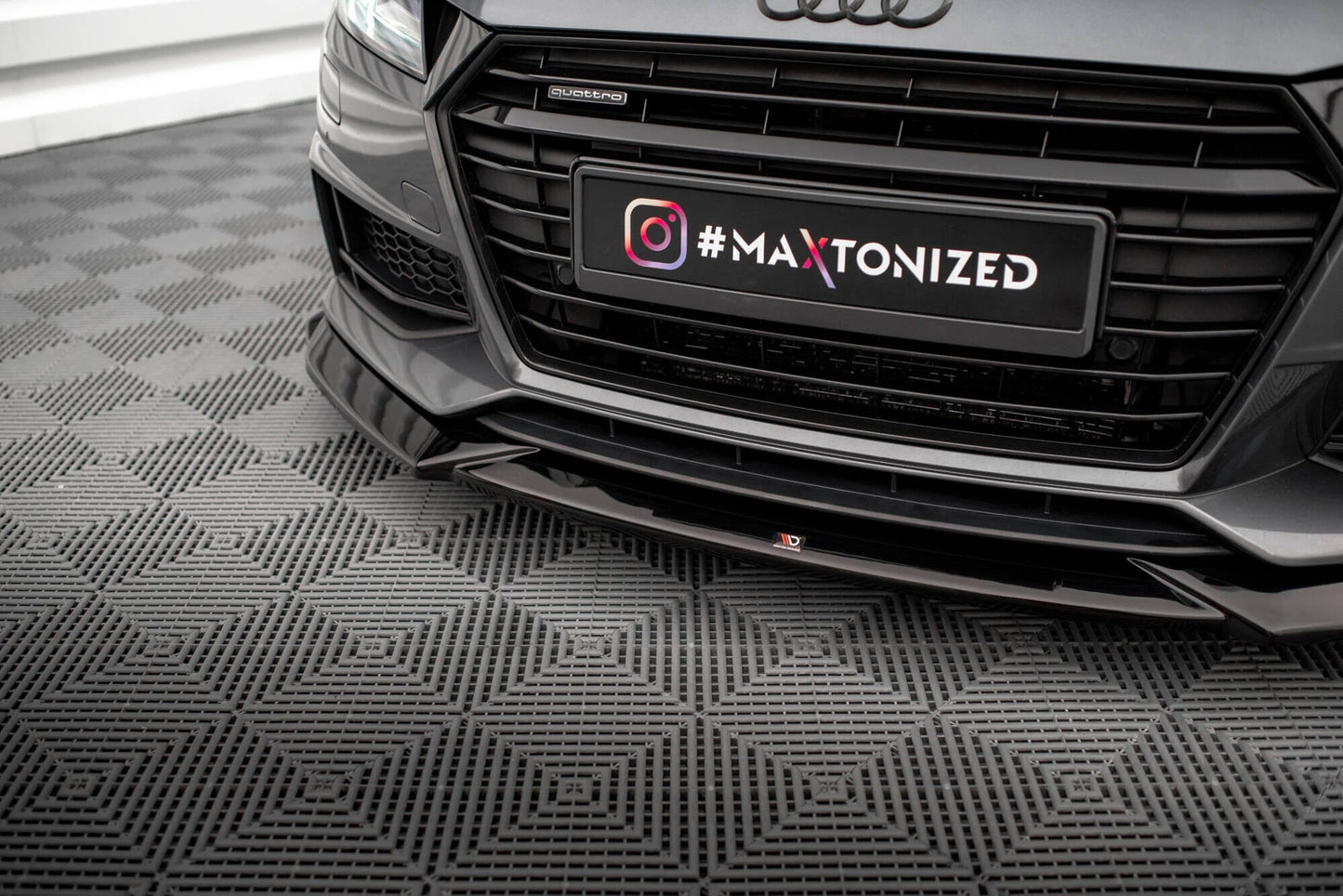 Audi TTS 8S Frontspoiler - Frontlippe V.1 Maxton Design 