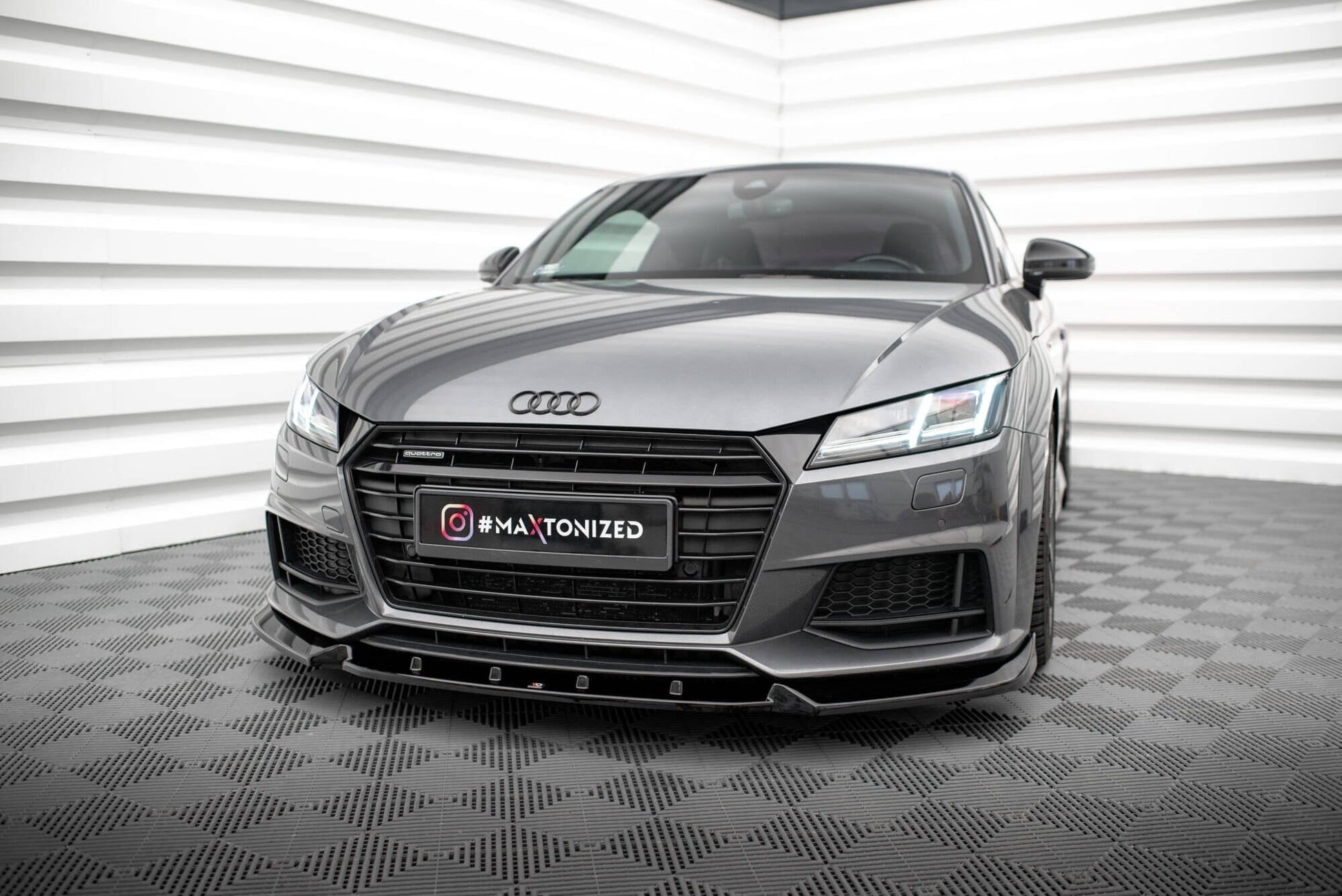 Audi TTS 8S Frontspoiler - Frontlippe V.2 Maxton Design 