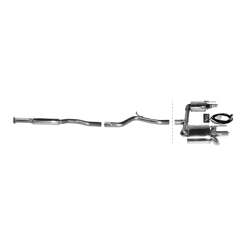Opel Insignia Gsi - Bastuck Duplex Performance Auspuff Anlage ab Kat (Gps) - Bild 1