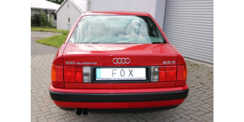 Audi 100 Quattro - Fox Performance Auspuff