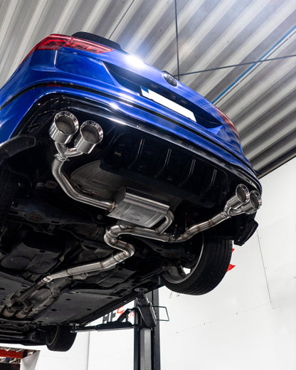 VW Tiguan R - EGO-X Duplex Performance Auspuff Anlage ab OPF ø 89mm