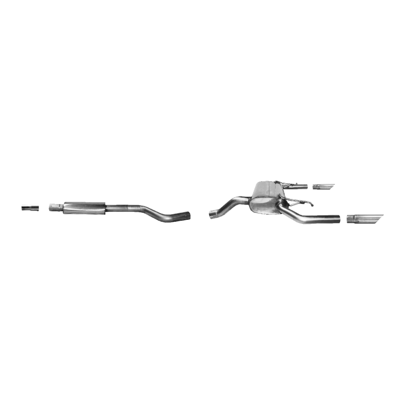 Renault Clio 3 RS 148kw - Bastuck Duplex Performance Auspuff Anlage ab Kat. - Bild 1