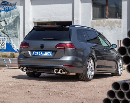 VW Golf 7 R Variant Facelift - Fox Duplex Performance Auspuff Anlage ab Kat