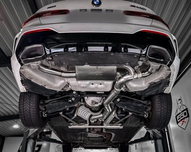 BMW M340i xDrive - EGO-X Duplex Performance Auspuff Anlage ø 89mm