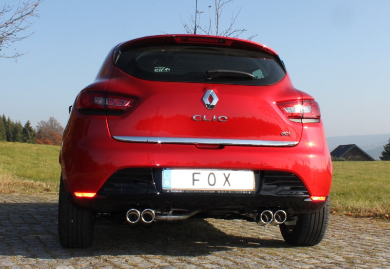 Renault Clio 4 - Fox Duplex Performance Auspuff