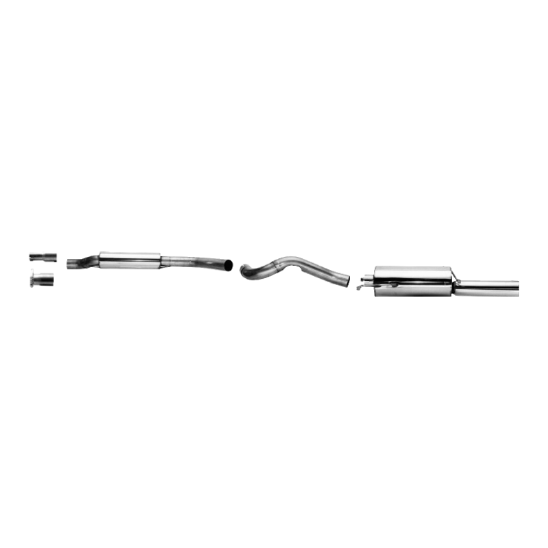 VW Scirocco 2 - Bastuck Performance Auspuff Anlage ab Kat - Bild 1
