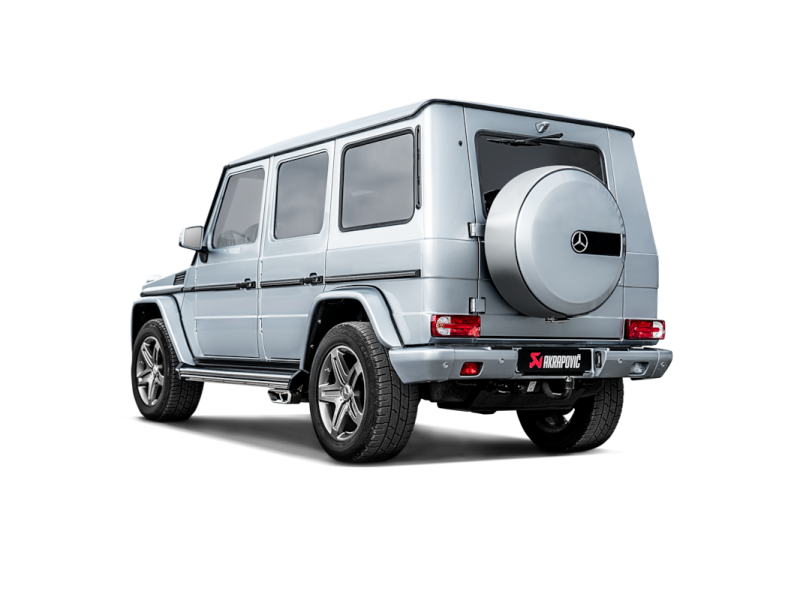 MERCEDES G-KLASSE - AKRAPOVIC EVOLUTION LINE DUPLEX SPORTAUSPUFF ANLAGE S-ME/TI/2H