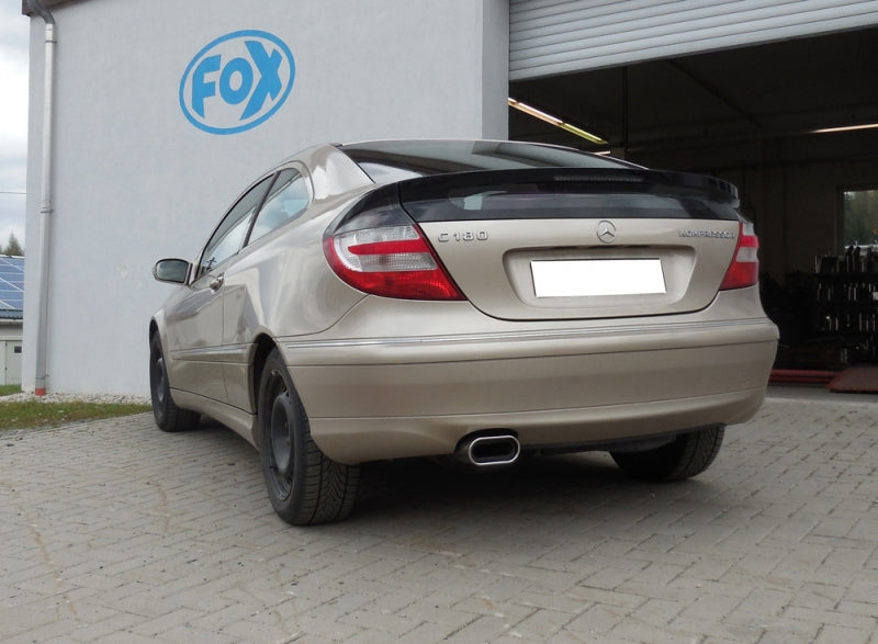 Mercedes C-Klasse Sportcoupe - Fox Performance Auspuff
