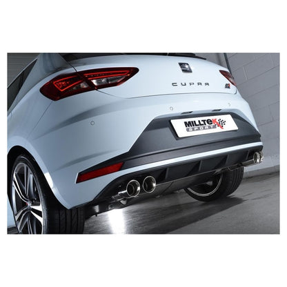 Seat Leon Cupra - Milltek Ø 76mm Duplex Performance Auspuff Anlage