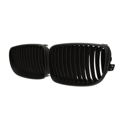 BMW 1er E82 LCI Kühlergrill Matt Schwarz BST 