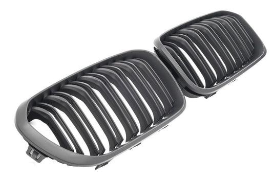 BMW 1er F20 M Design Sportgrill Schwarz Matt