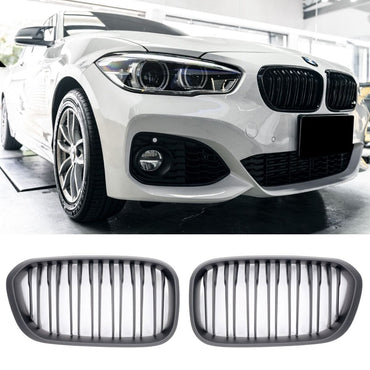 BMW 1er F20 M Design Sportgrill Schwarz Matt