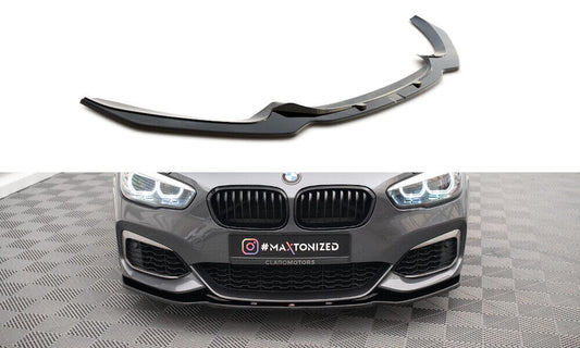 BMW 1er F20 Facelift M-Paket - Frontspoiler - Frontlippe V.1 (DTC) Maxton Design 