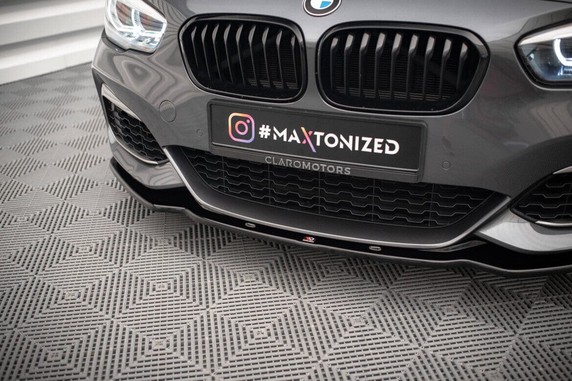 BMW 1er F20 Facelift M-Paket - Frontspoiler - Frontlippe V.1 (DTC) Maxton Design 