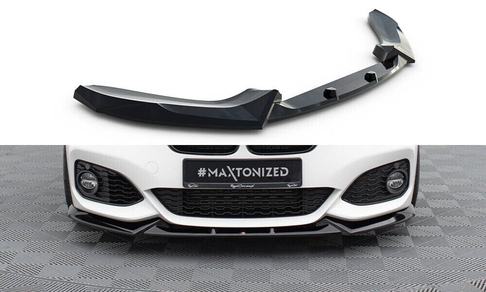 BMW 1er F20 Facelift M-Paket - Frontspoiler - Frontlippe V.5 Maxton Design 