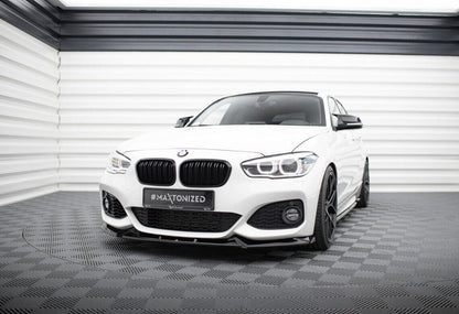 BMW 1er F20 Facelift M-Paket - Frontspoiler - Frontlippe V.5 Maxton Design 