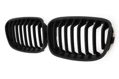 BMW 1er F20 Kühlergrill Schwarz Matt BST 