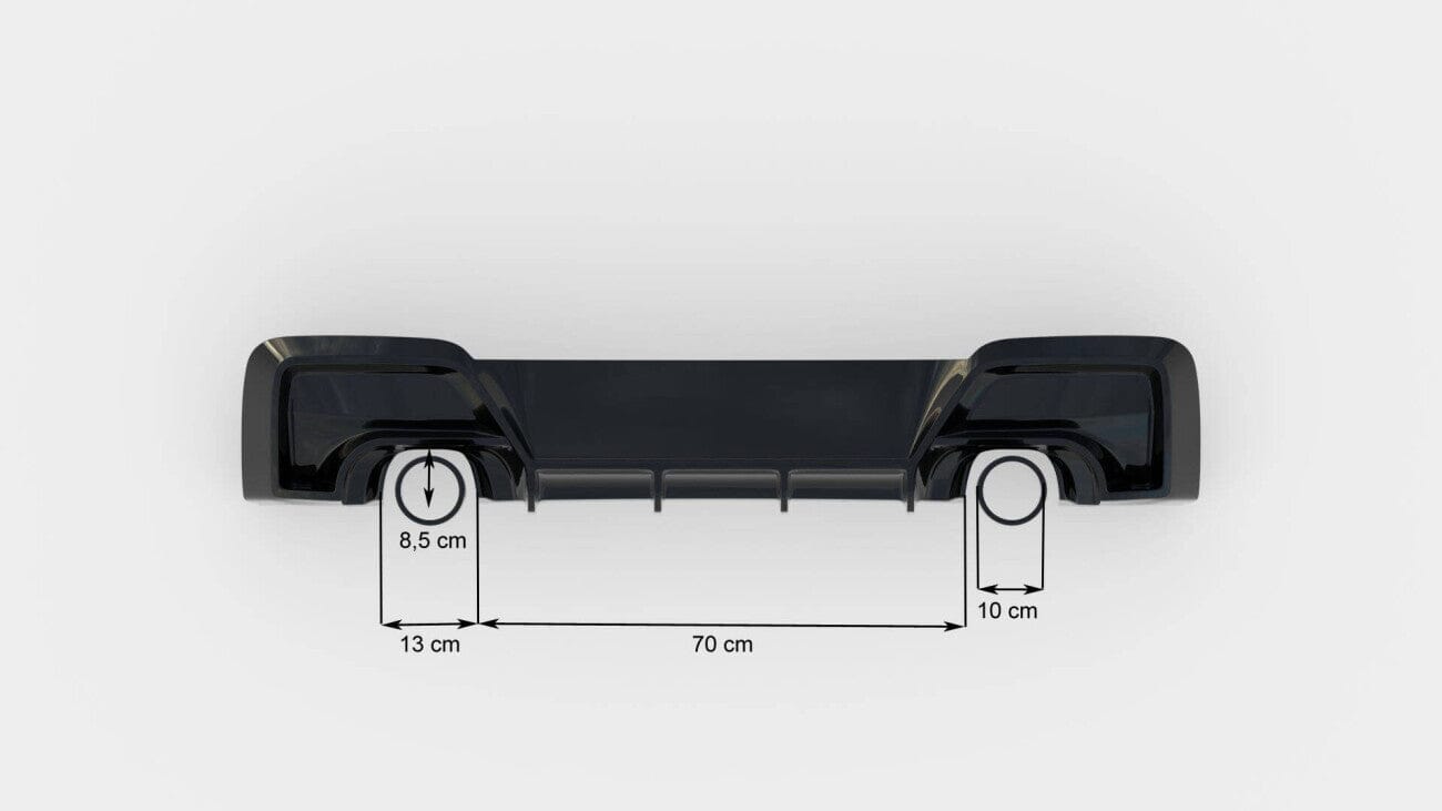 BMW 1er F20 M135i - Heck Diffusor O-O V.1 Maxton Design 