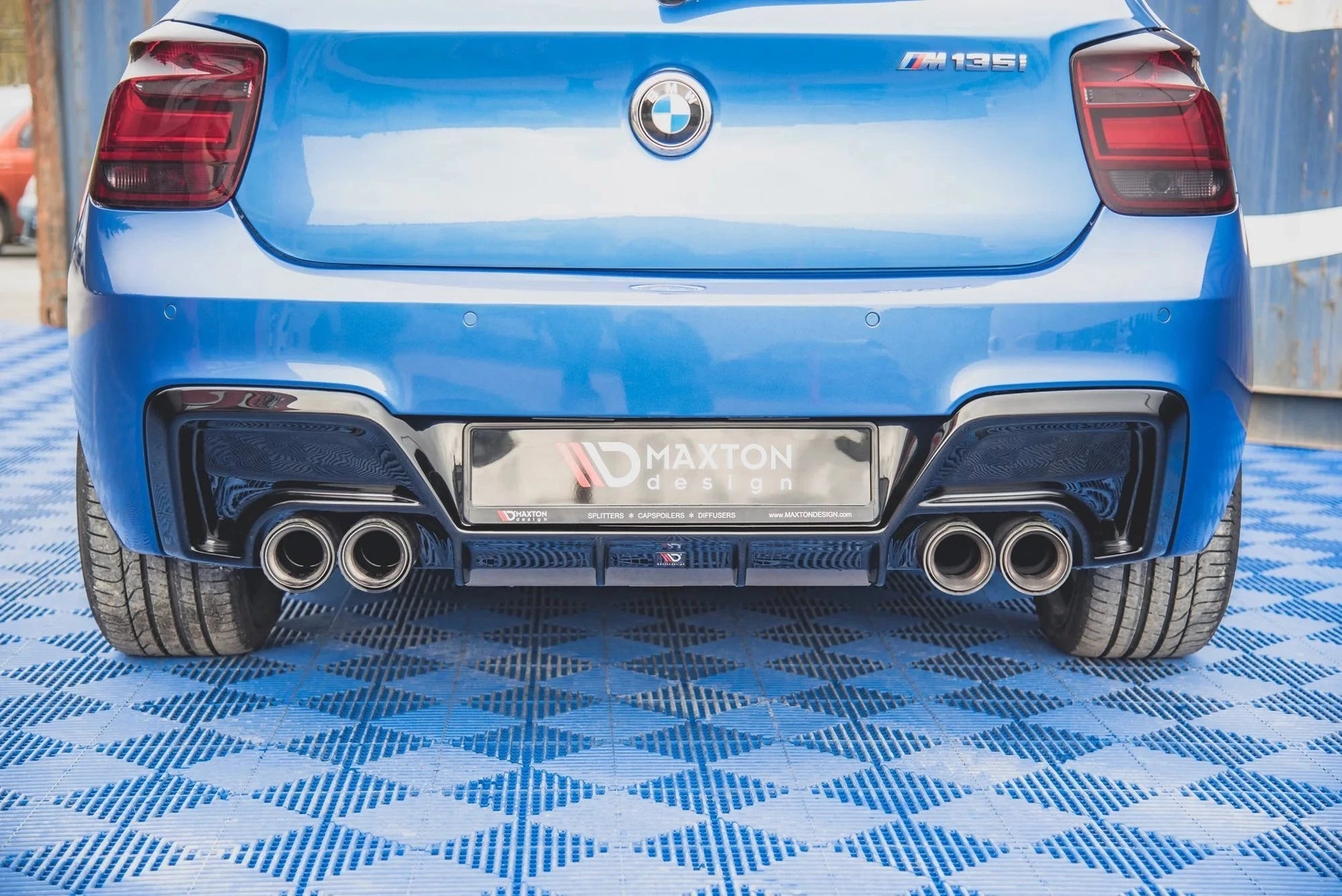 BMW 1er F20 M135i - Heck Diffusor OO-OO Maxton Design 