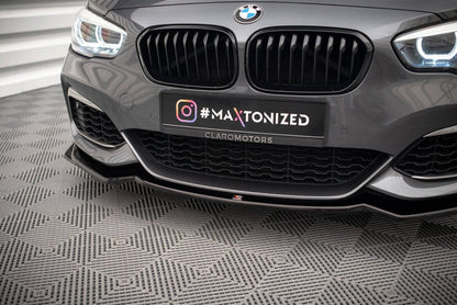 BMW 1er F21 Facelift M-Paket - Frontspoiler - Frontlippe V.2 (DTC) Maxton Design 