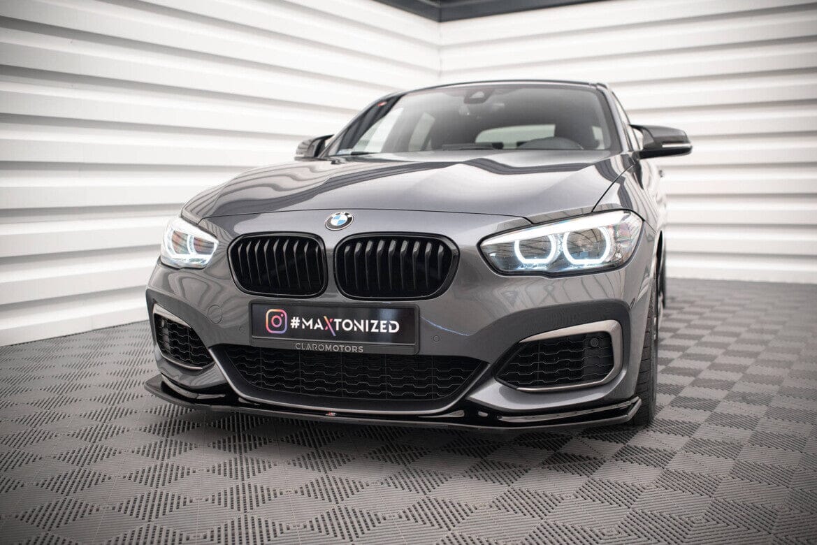 BMW 1er F21 Facelift M-Paket - Frontspoiler - Frontlippe V.3 (DTC) Maxton Design 