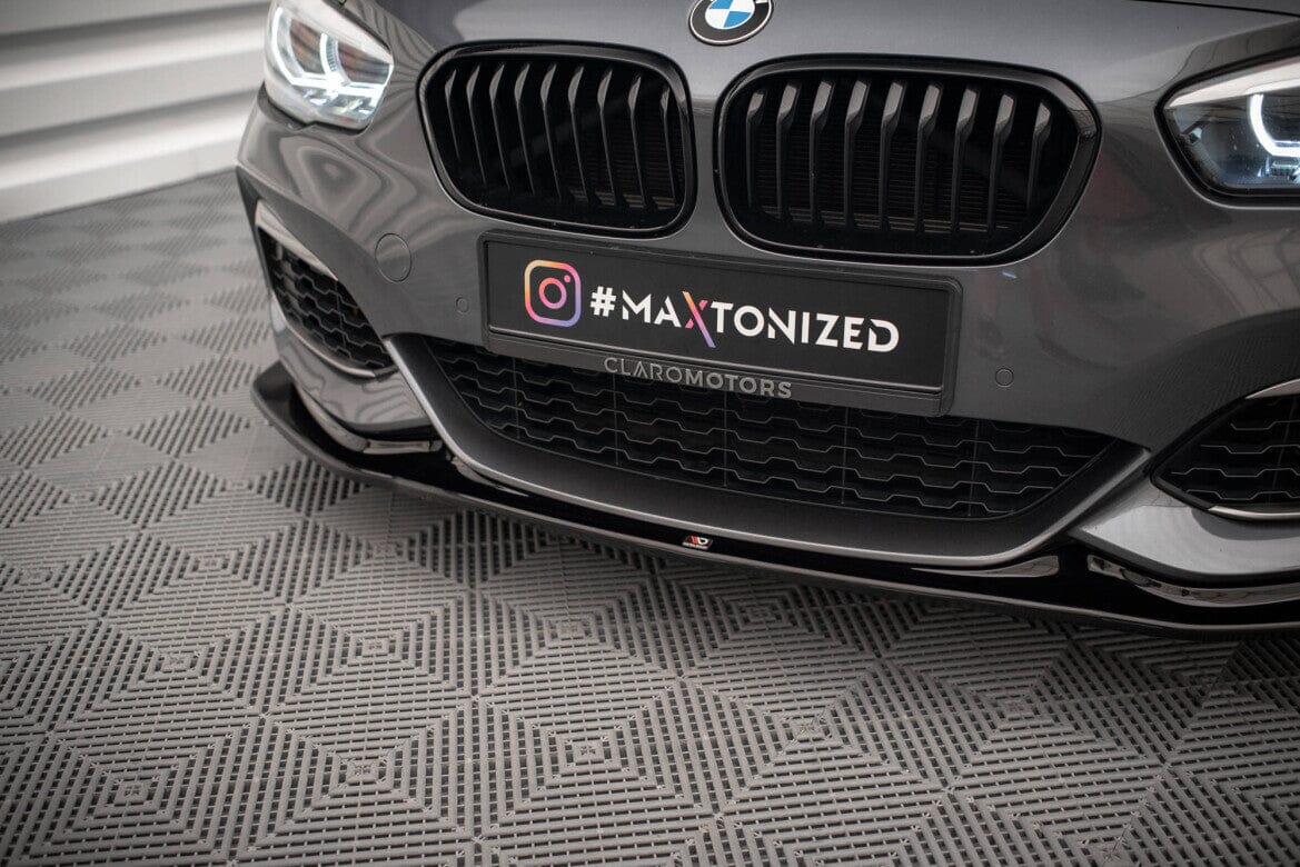 BMW 1er F21 Facelift M-Paket - Frontspoiler - Frontlippe V.3 (DTC) Maxton Design 