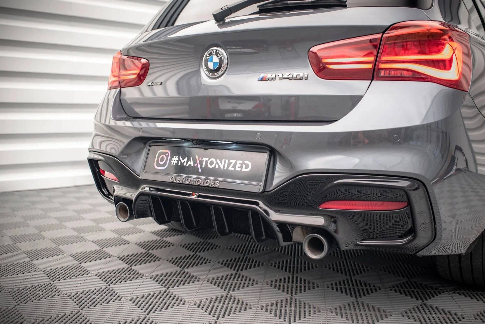BMW 1er F21 - Heck Diffusor Maxton Design 