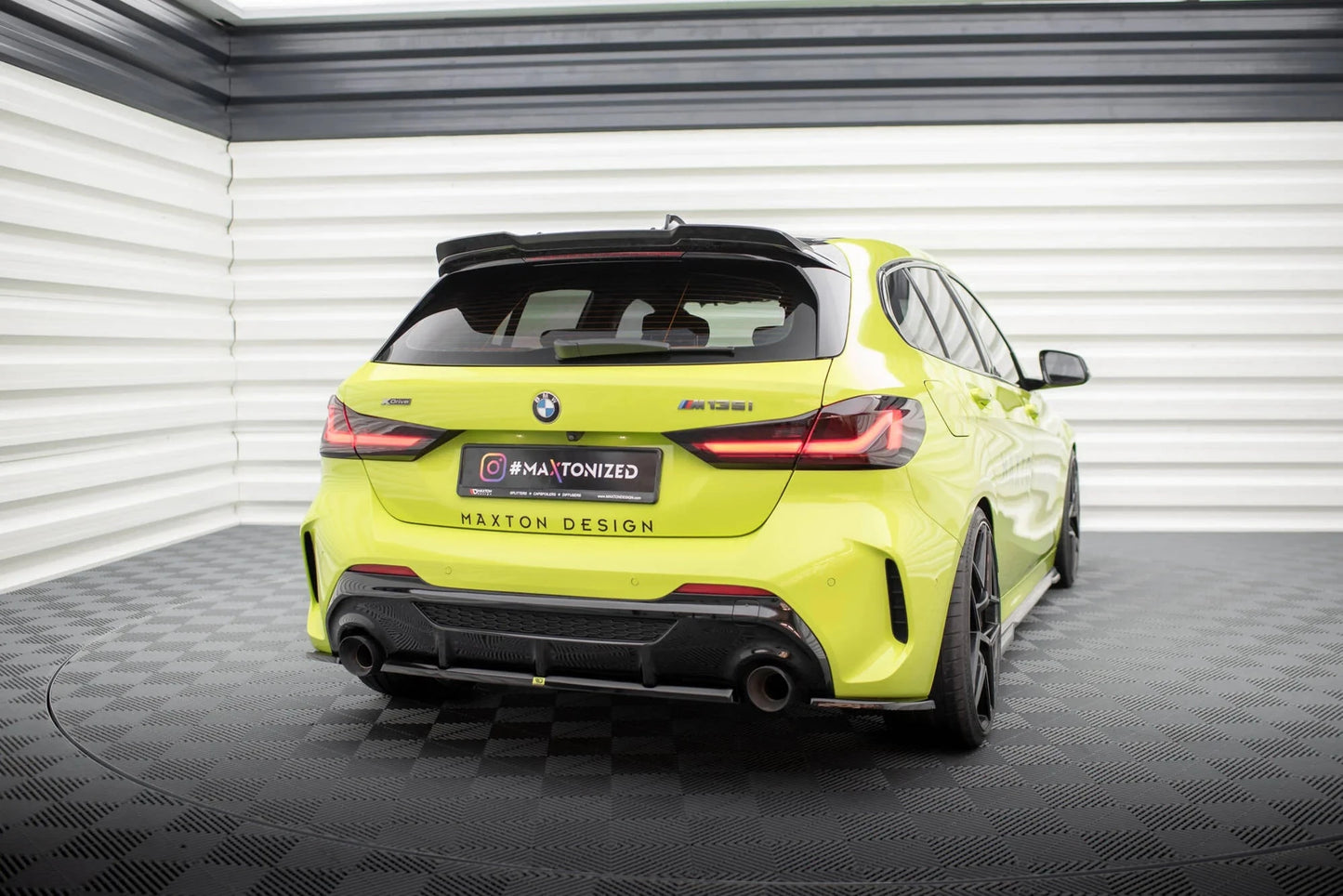 BMW 1er F40 M-Paket - Heck Ansatz V.2 Maxton Design 