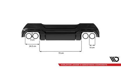 BMW 1er F40 M-Paket - Heck Diffusor V.2 Maxton Design 