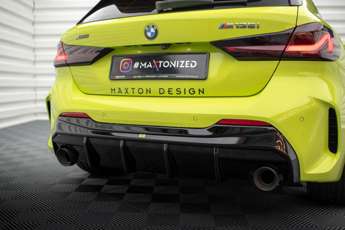 BMW 1er F40 M-Paket - Heck Diffusor V.3 Maxton Design 