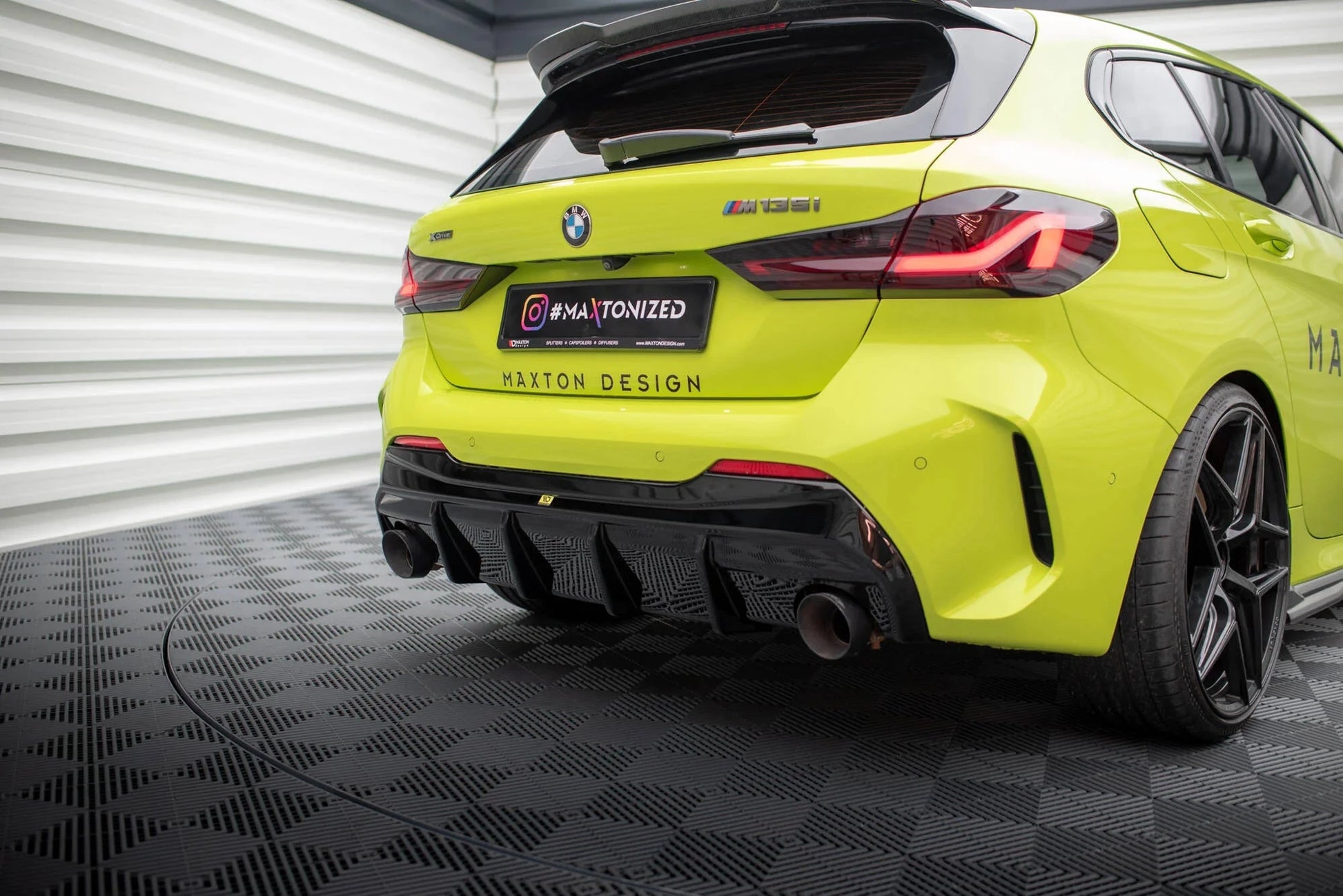 BMW 1er F40 M-Paket - Heck Diffusor V.3 Maxton Design 