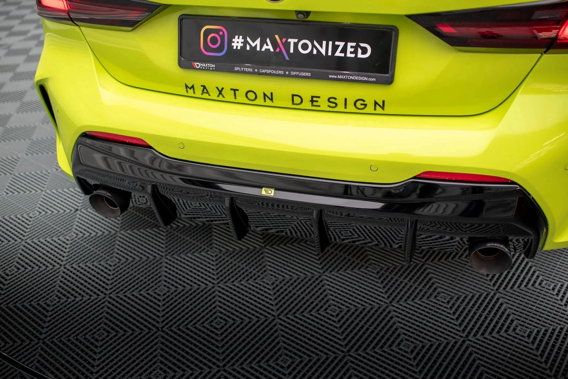 BMW 1er F40 M-Paket - Heck Diffusor V.3 Maxton Design 