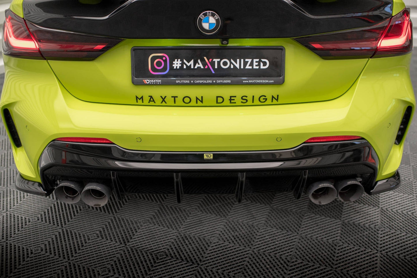 BMW 1er F40 M-Paket - Heck Diffusor V.3 Maxton Design 