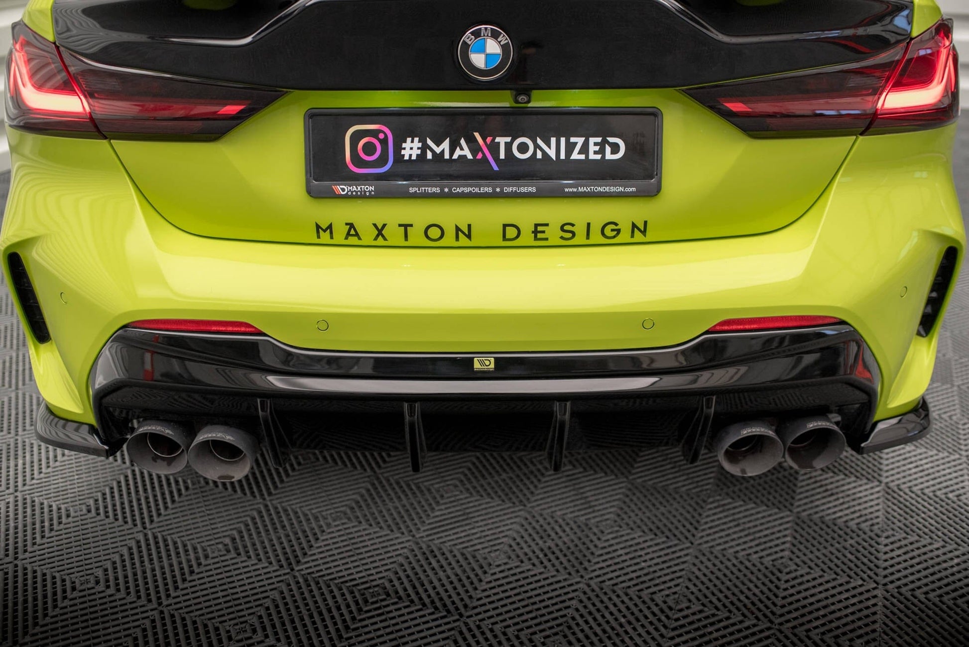 BMW 1er F40 M-Paket - Heck Diffusor V.3 Maxton Design 