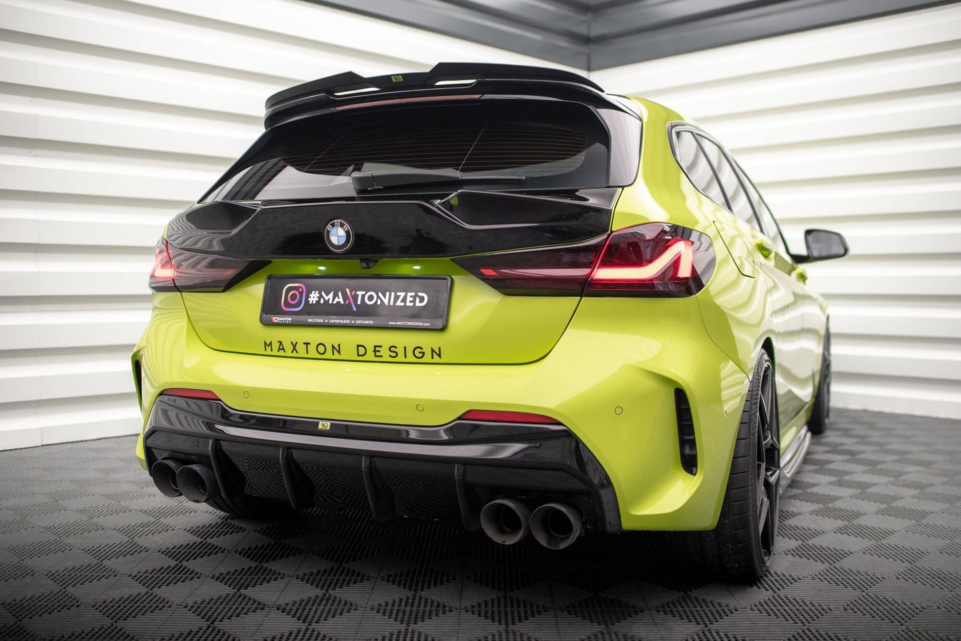 BMW 1er F40 M-Paket - Heck Diffusor V.3 Maxton Design 