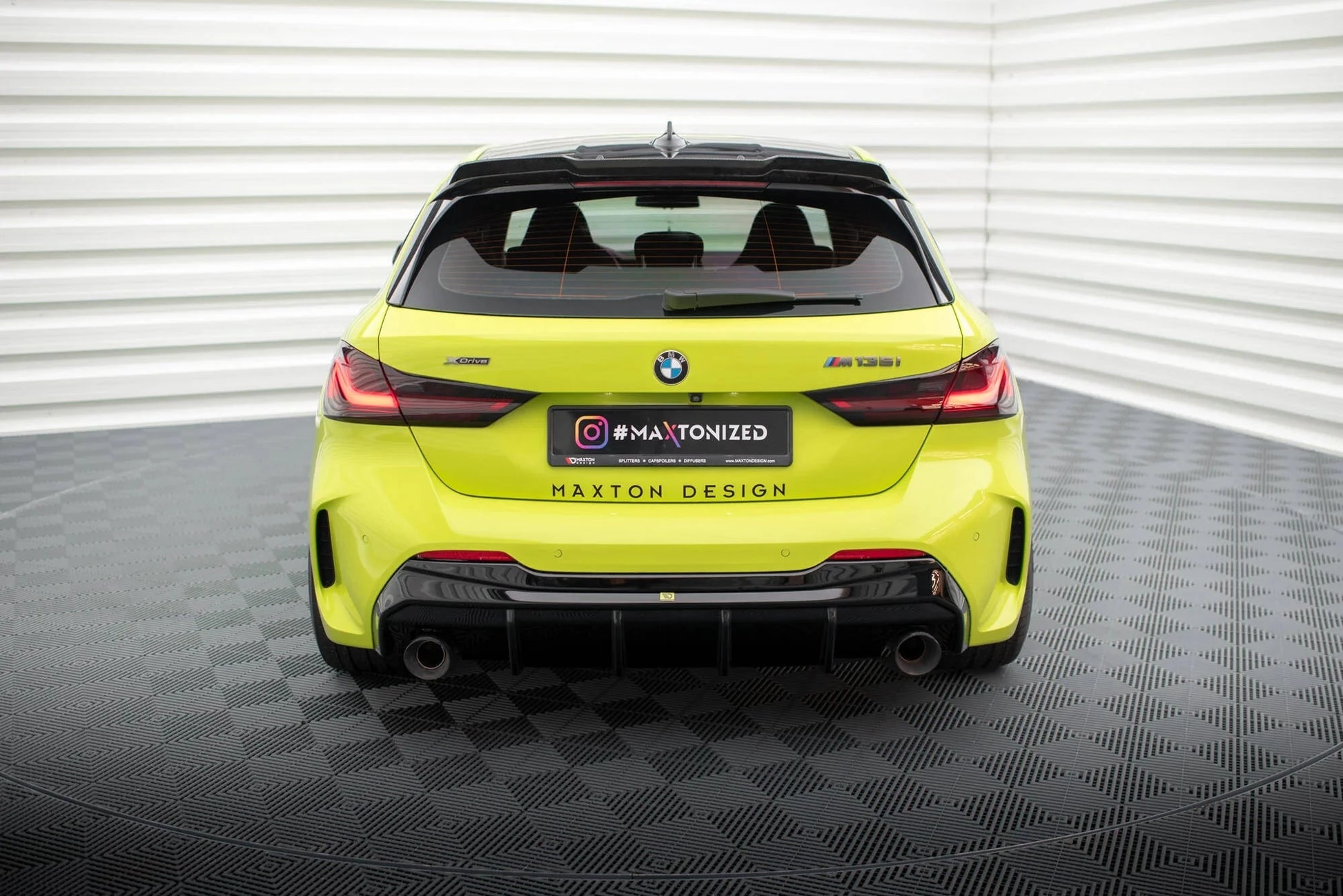 BMW 1er F40 M-Paket - Heck Diffusor V.3 Maxton Design 