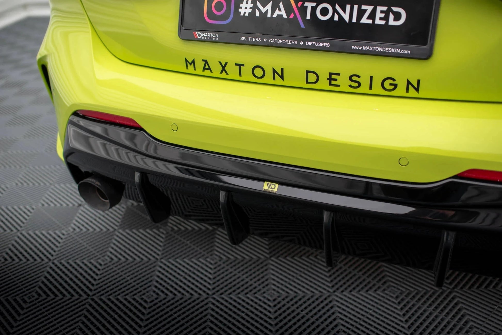 BMW 1er F40 M-Paket - Heck Diffusor V.3 Maxton Design 