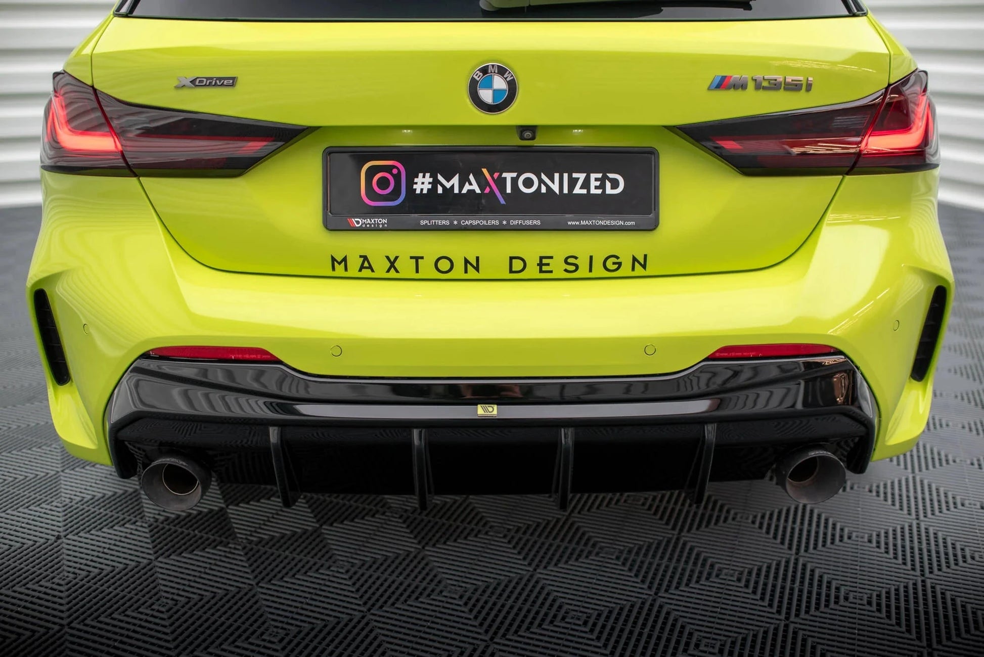 BMW 1er F40 M-Paket - Heck Diffusor V.3 Maxton Design 