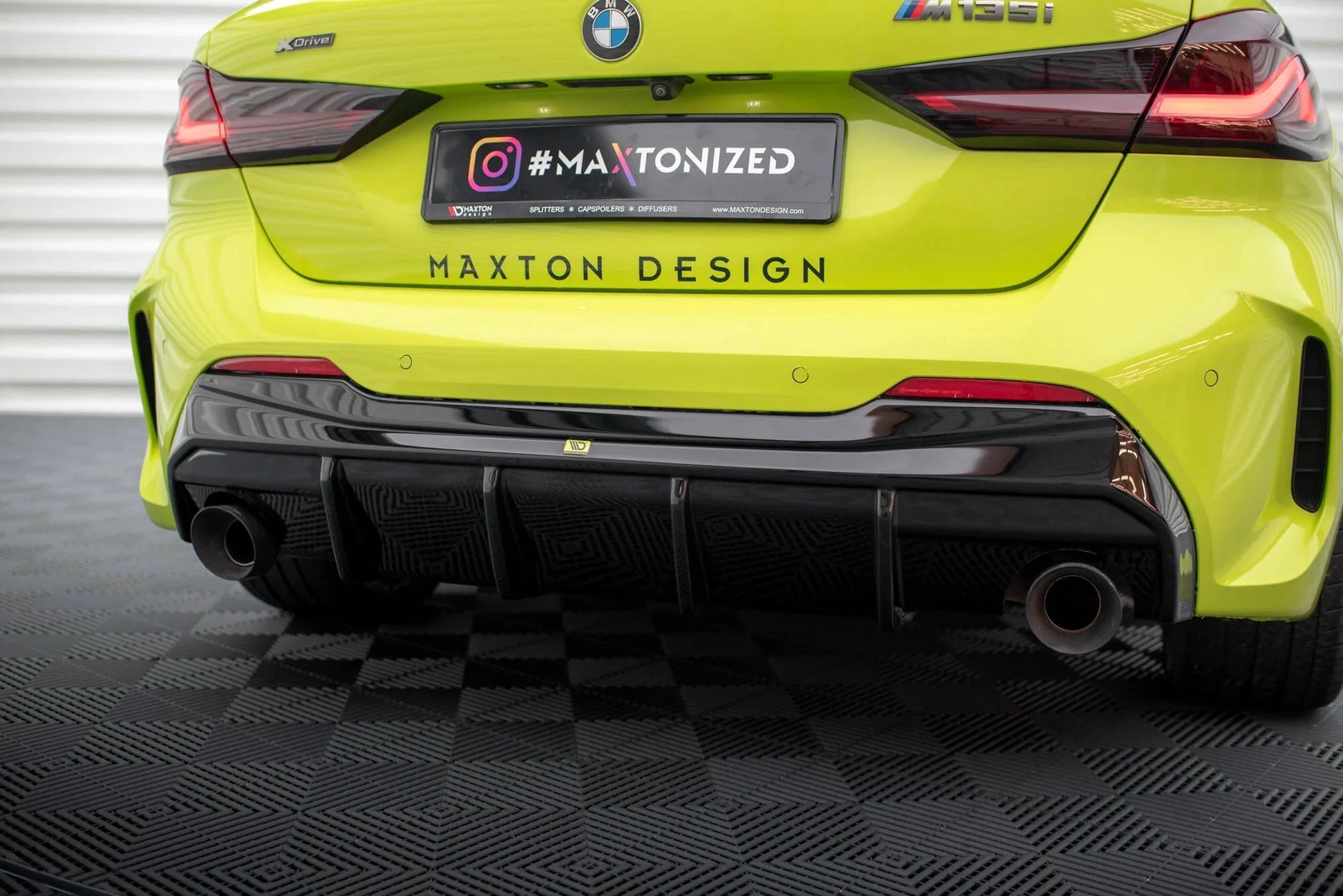 BMW 1er F40 M-Paket - Heck Diffusor V.3 Maxton Design 