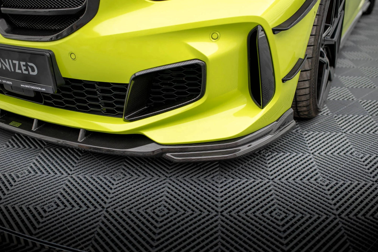 BMW 1er F40 M-Paket - Prepreg Carbon Fiber Frontspoiler - Frontlippe Maxton Design 