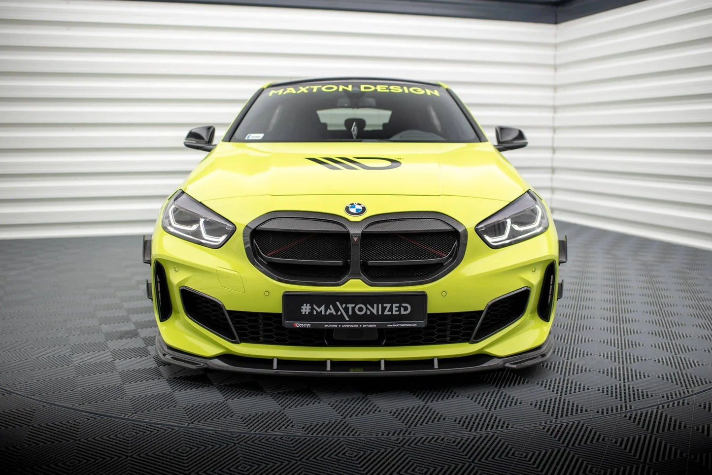BMW 1er F40 M-Paket - Prepreg Carbon Fiber Frontspoiler - Frontlippe Maxton Design 