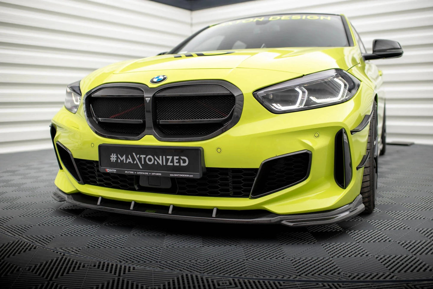 BMW 1er F40 M135i/128ti - Prepreg Carbon Fiber Front Grill Maxton Design 