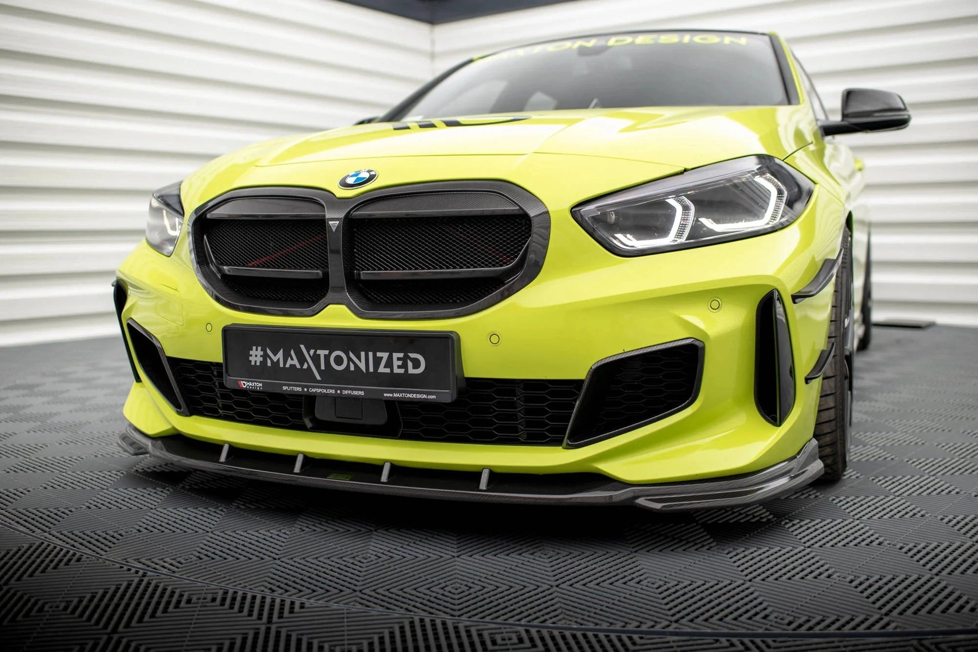 BMW 1er F40 M135i/128ti - Prepreg Carbon Fiber Front Grill Maxton Design 
